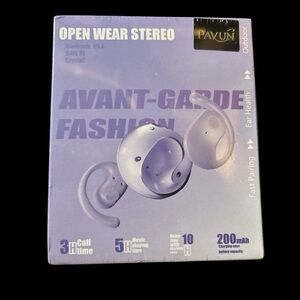 Pavun Avant-Garde Fashion Open Wear Stereo Bluetooth earbuds.